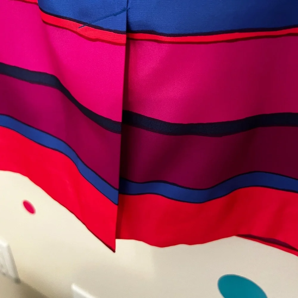 TALBOTS NWT Ladies Sleeveless Striped Dress, SZ10 - Picture 8 of 9